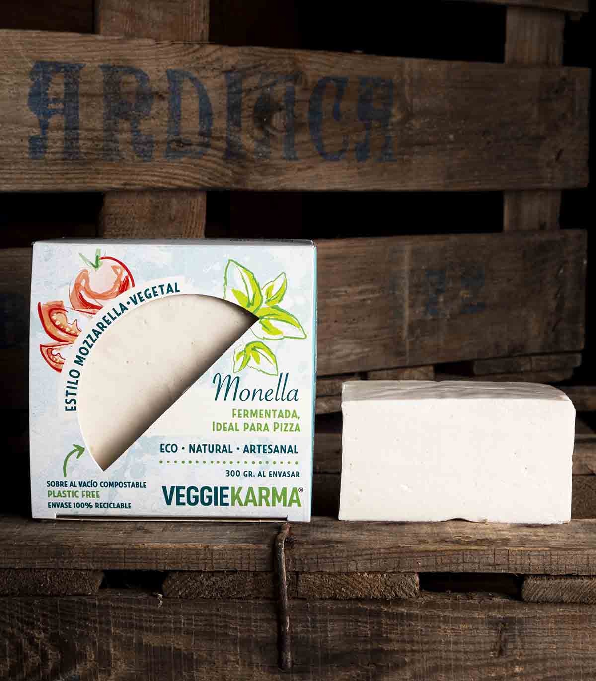Monella - Bloque vegano para rallar y fundir, Veggie Karma