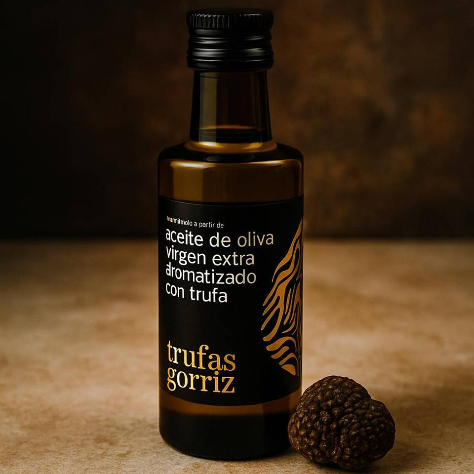 Aceite de Oliva Virgen Extra con Sabor a Trufa Negra, Trufas Górriz