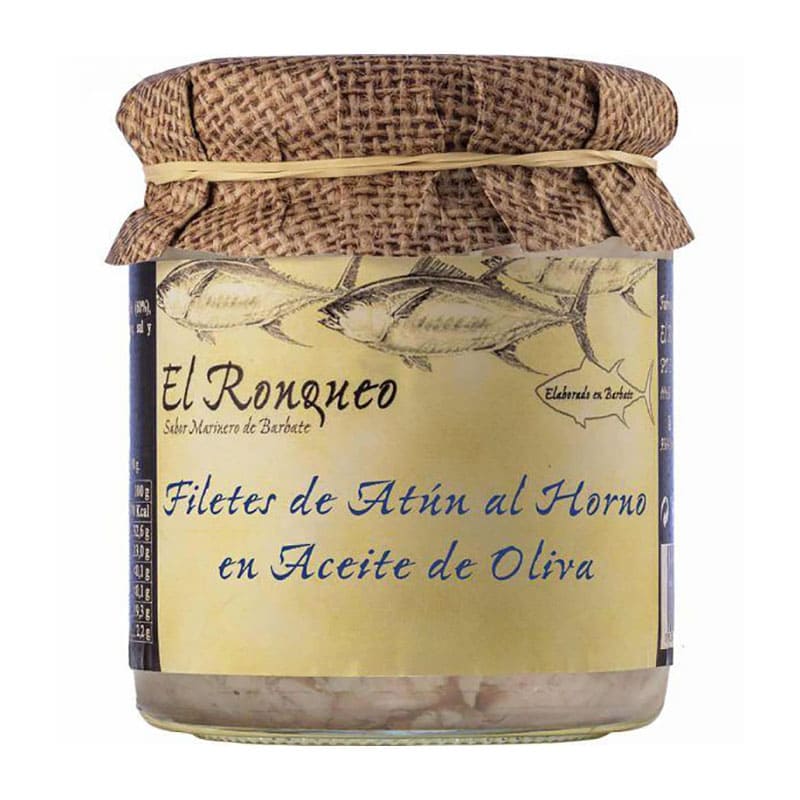 Atún al horno en Aceite de Oliva, El Ronqueo