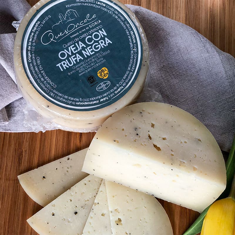 Queso artesano Oveja con Trufa Negra, Oncala