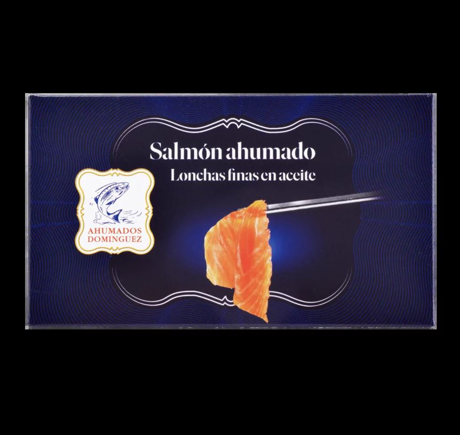 Salmón Ahumado en Aceite 190 g, Ahumados Dominguez