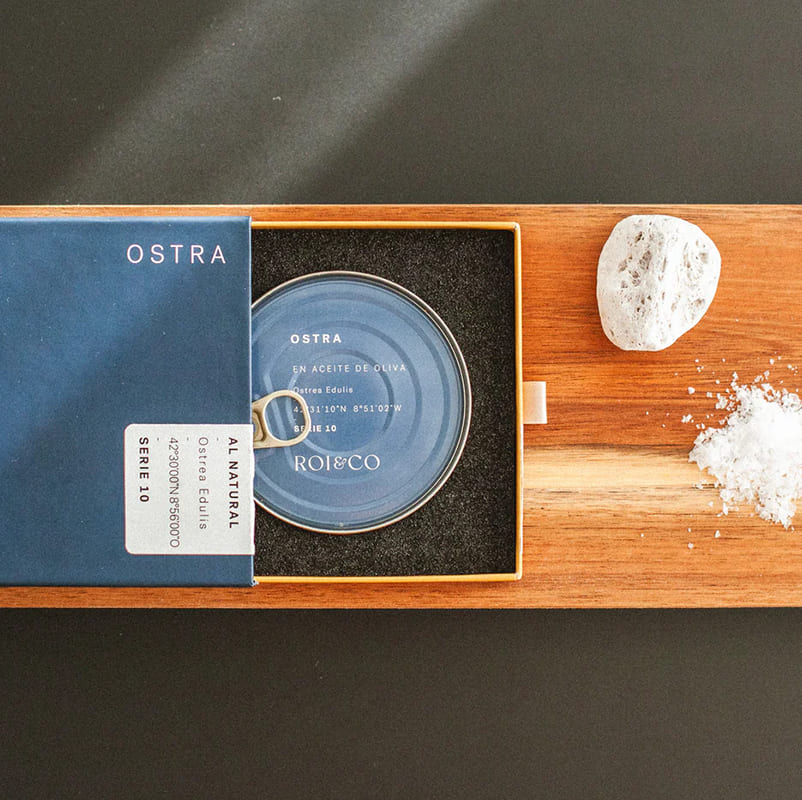 Ostra en aceite de oliva, serie 10, Roi&Co