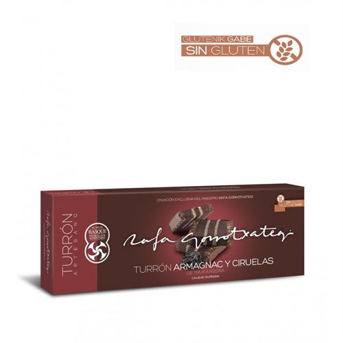 Turrón de trufa negra con Armagnac y ciruelas, Rafa Gorrotxategi