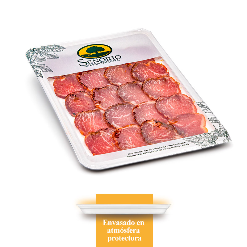 Lomo de bellota 100% ibérico, loncheado, Señorío de Montanera