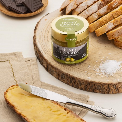 Honey Spreads, Crema de aceite de oliva virgen extra y miel, Alemany1879