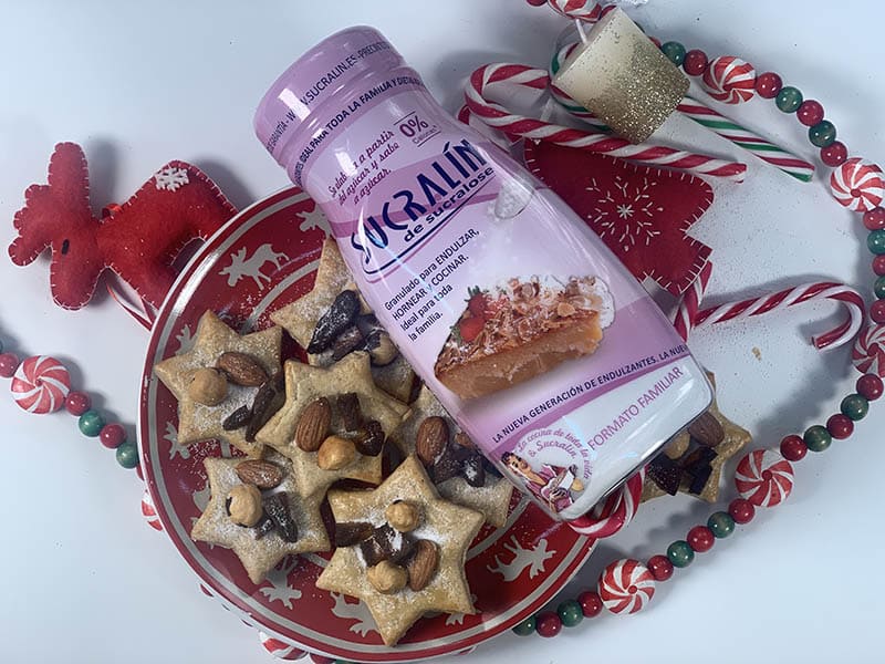Christmas Cookies with Sucralín made by Adriana Gutiérrez