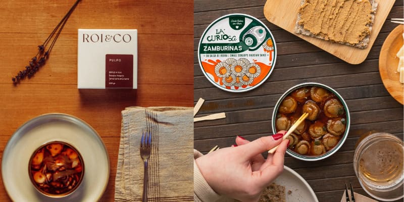 La Curiosa – Zamburiñas en sauce de coquille Saint-Jacques