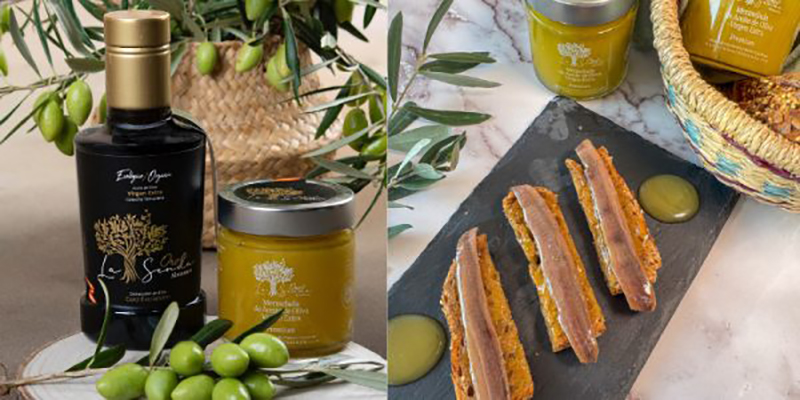 Confiture à l'huile d'olive extra vierge biologique premium, Oro La Senda