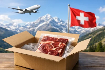 Shipping Iberian ham to Switzerland without mistakes